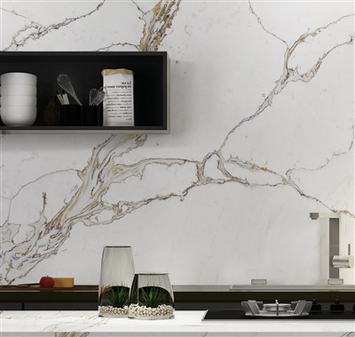 Calacatta Monaco Quartz Küche