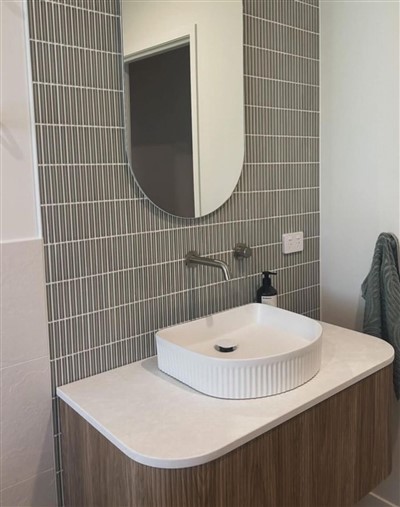 Quarz -Beckenoberteil