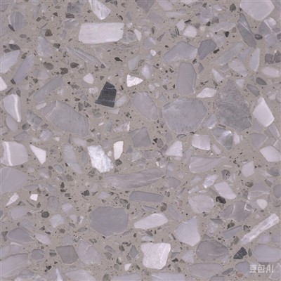 Terrazzo -Fliesen Badezimmerboden